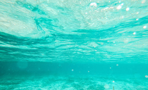 Full frame shot of water in swimming pool