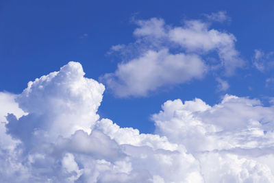 Low angle view of clouds in sky