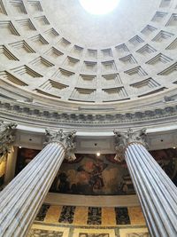 Low angle view of dome of building