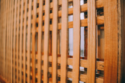 Full frame shot of wooden fence