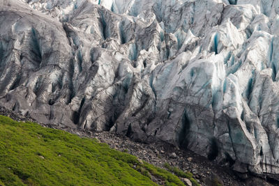 Scenic view of rock formations