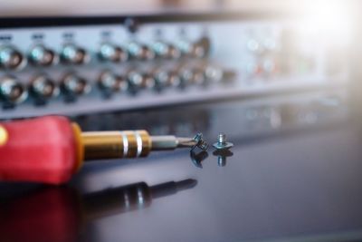 Close-up of computer keyboard