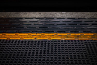 Full frame shot of metal grate