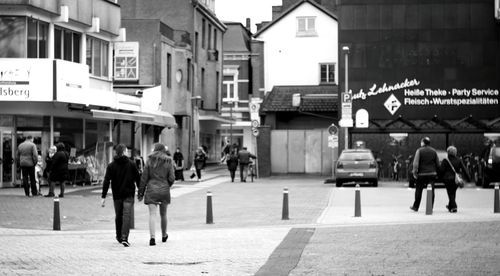 Woman in city