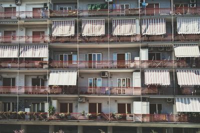 Full frame shot of residential building