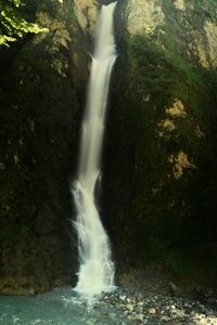 River flowing through rocks