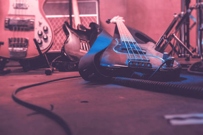 Close-up of guitar