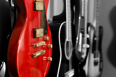 Close-up of guitar