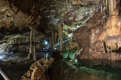 Panoramic view of cave