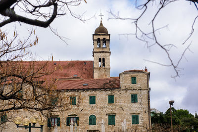 Low angle view of building against sky