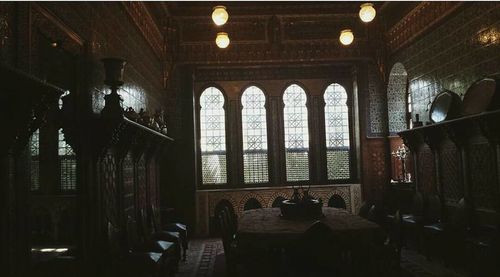 Interior of building