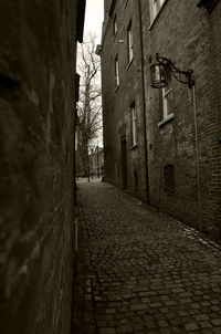 Alley amidst buildings in city