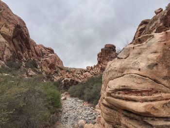 Scenic view of mountain against sky