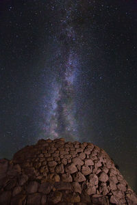 Scenic view of star field at night