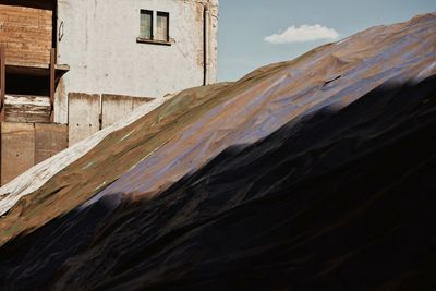 Low angle view of building against sky