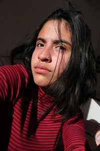 Portrait of a beautiful young woman