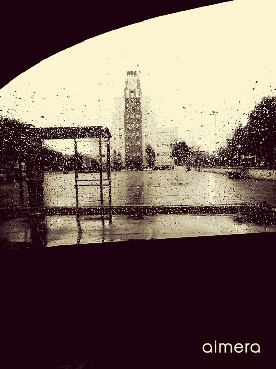 window, transparent, glass - material, wet, drop, water, rain, indoors, weather, raindrop, season, sky, vehicle interior, transportation, glass, close-up, car, focus on foreground, dusk, no people