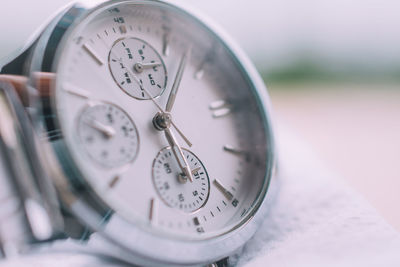 Close-up of clock