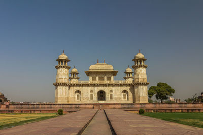 View of historical building against clear sky