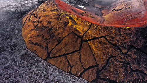 Volcanic eruption, lava, red hot lava volcanoes-nationalpark, usa, hawaii