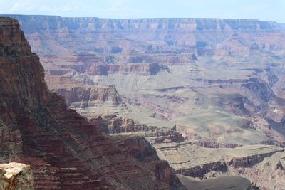 Scenic view of dramatic landscape