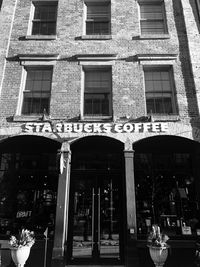 Low angle view of building in city