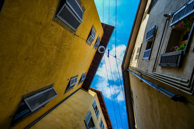 Low angle view of building against sky