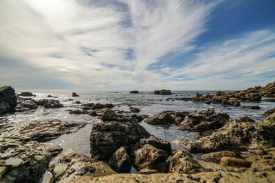 Panoramic view of sea against sky