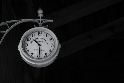 Close-up of clock
