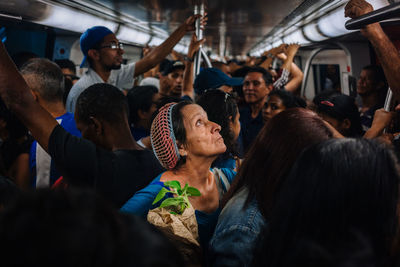 Group of people in city