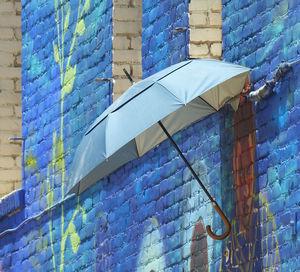 Low angle view of building wall