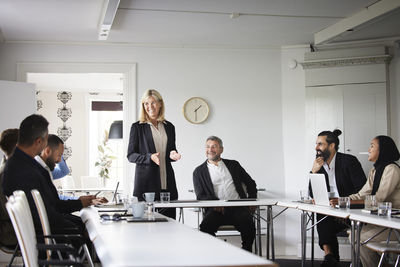 Business people at meeting