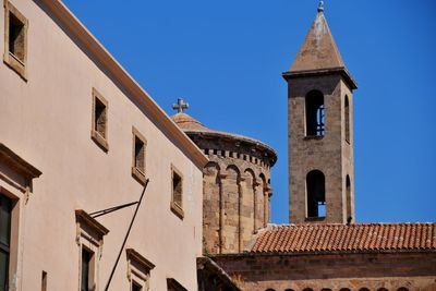 Low angle view of building against sky