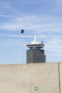 Low angle view of building against sky