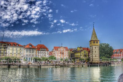 River with buildings in background