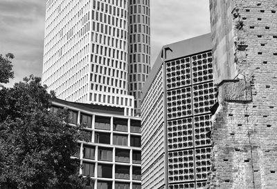 Low angle view of buildings against sky