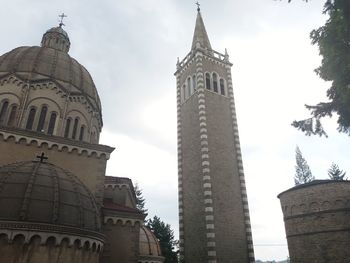 Low angle view of historical building against sky