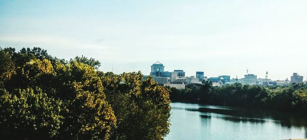 River with buildings in background