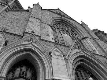 Low angle view of building against sky