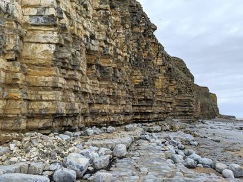 View of rock formations