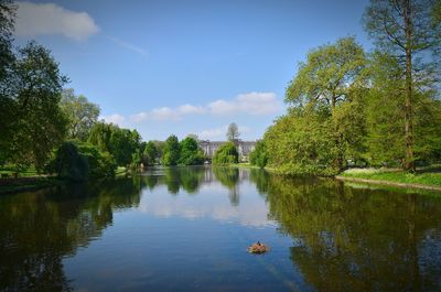 St james's park lake in westminster, london