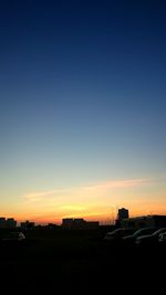 View of sky at sunset