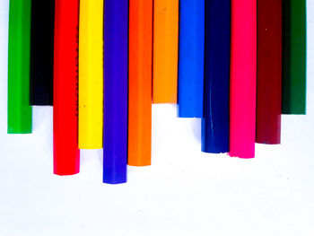 Colorful multi colored pencils