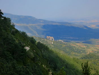 Scenic view of mountains