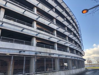 Low angle view of building against sky