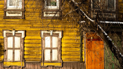 Exterior of old building in irkutsk, sibir
