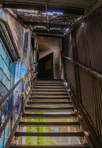 Low angle view of stairs