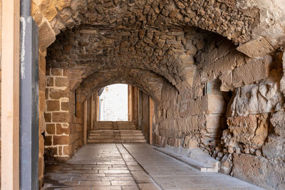 Entrance of historic building