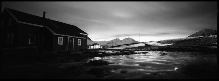 View of houses against the sky