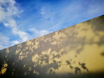 Low angle view of building against sky